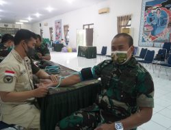 Korem 064/MY Gelar Donor Darah Siliwangi Peduli dalam Rangka HUT Kodam III/Siliwangi dan HUT Korem 064/MY