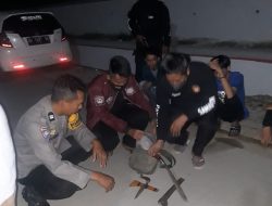 Diduga Ingin Lakukan Penyerangan, Empat Pemuda Bawa Sajam Diamankan Polisi di Gowa