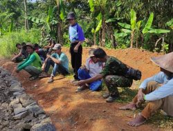 Satgas TMMD 113 Kodim 0601/Pandeglang, Terus Jalin Komunikasi Sosial Dengan Warga