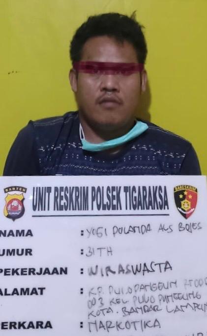 Polsek Tigaraksa Polresta Tangerang Berhasil Tangkap Dua Orang Penyalahguna Narkoba