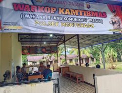 Warkop Kamtibmas Kapolsek Monterado Bangun Kemitraan Dan Harkamtibmas 