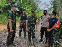 Tim Wasev Mabes TNI-AD Meninjau Lokasi Program TMMD ke -113 di Kecamatan Patia.