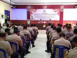 DALAM RANGKA MEMANTAPKAN TUPOKSI BHABINKAMTIBMAS JAJARAN, DITBINMAS POLDA SULSEL ASISTENSI AFLIKASI BOS V2 DI AULA ENDRA DHARMALAKSANA.