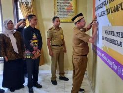 Bupati Lamtim M Dawam Rahardjo hadiri acara Pencanangan Zona Integritas WBK dan WBBM