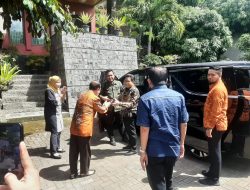 Kapolsek Somba Opu Gowa, Antisipasi Kunjungan Menteri DPDTT RI Dikediaman Bpk. Luthfie Latief M.Si Di Kel Katangka Gowa