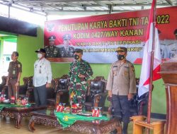 Karya Bhakti TNI 2022 Kodim 0427 Resmi Ditutup Wakil Bupati