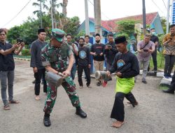 Seni Beladiri Bandrong dan Debus Sambut Rombongan Sail Dan Touring Sekeseler Siliwangi