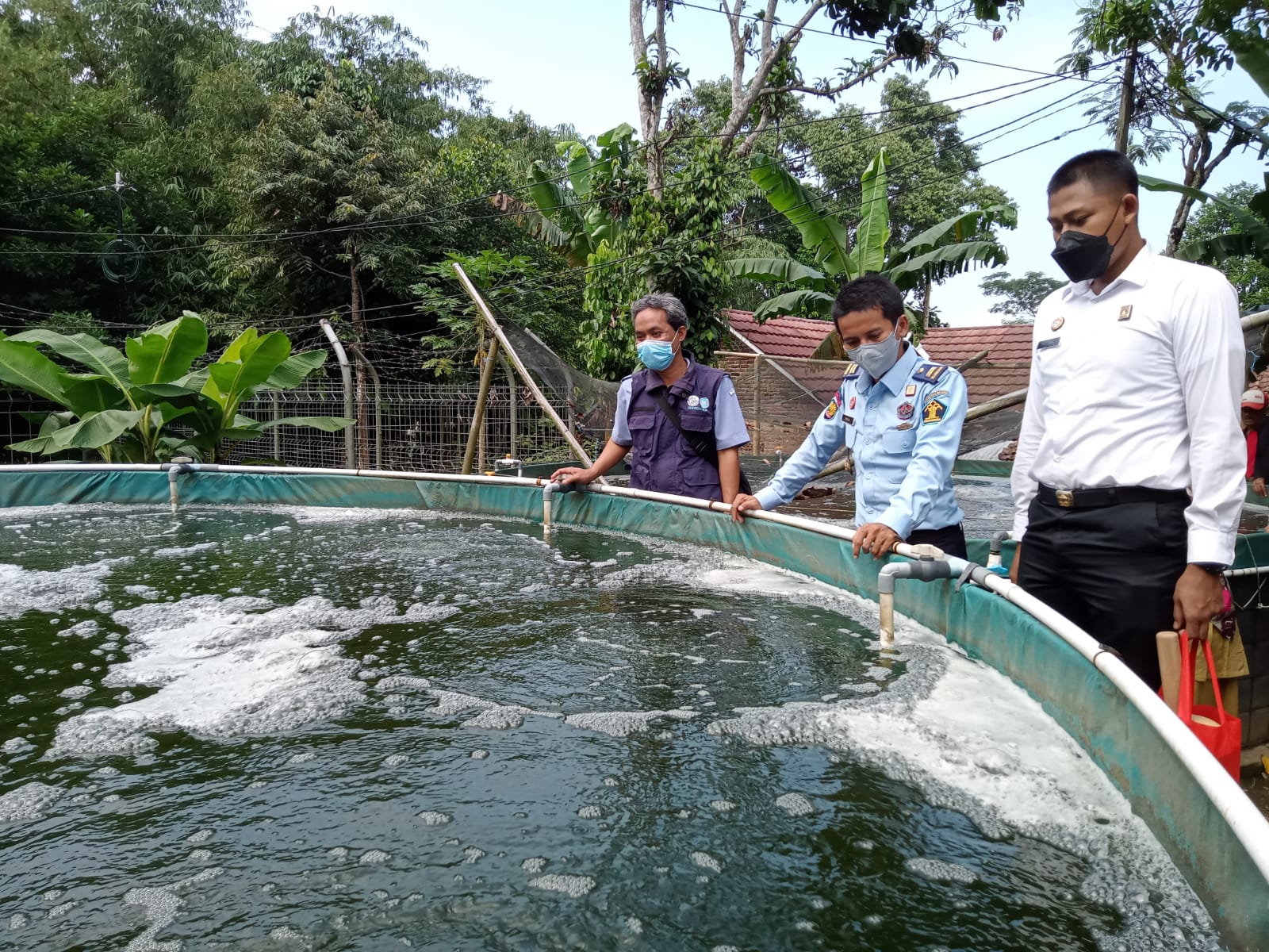 WBP Lapas Rangkasbitung Studi Tiru Budidaya Ikan Teknologi Bioflok