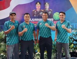 Kapolres Gowa Hadiri Pembukaan Pertandingan Tennis Antar Instansi Polda Sulsel