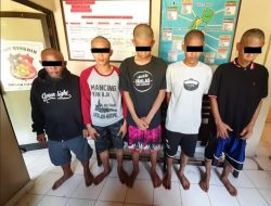 Polsek Cilograng Polres Lebak Ungkap pelaku Pencurian Hewan Ternak, 5 (lima) Orang Pelaku Di Bekuk