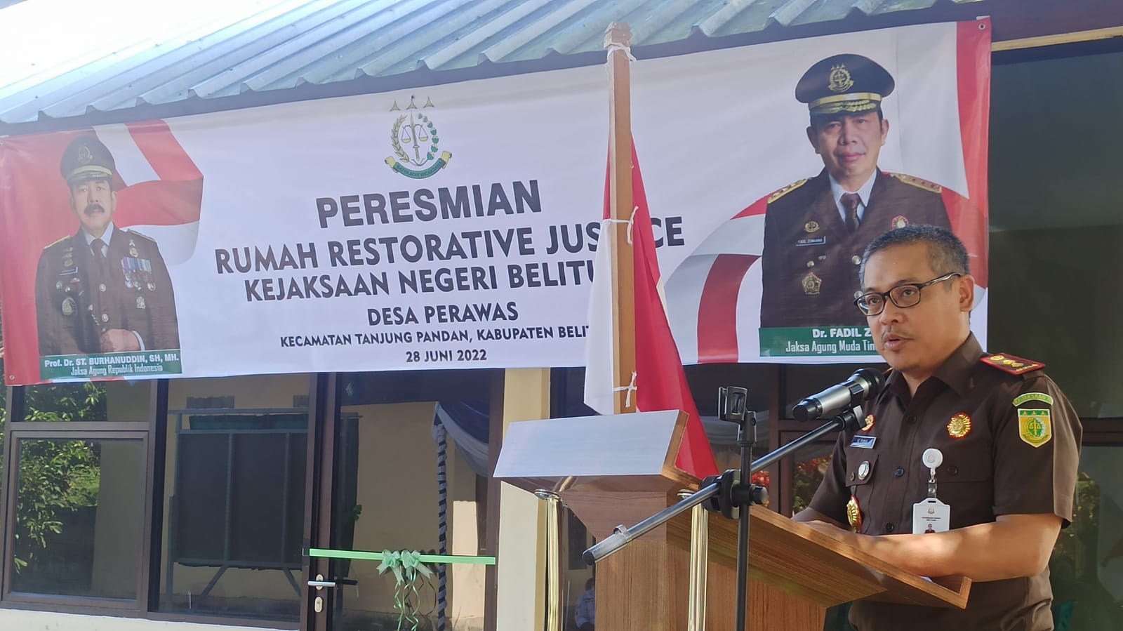 Belitung Sudah Memiliki Rumah Restorative Justice