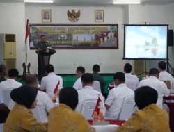 Pererat Silaturahmi dengan Aparat Pemerintah Daerah, Korem 064/MY Gelar Komunikasi Sosial