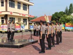 Kapolres Lebak Pimpin Upacara Kenaikan Pangkat Perwira dan Bintara Polres Lebak Periode 1 Juli 2022