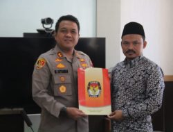 Bahas Tahapan Pemilu, Kapolres Lebak menerima Kunjungan KPU Kabupaten Lebak