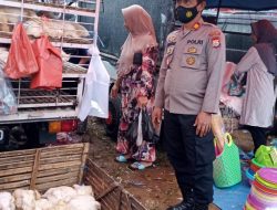 Jelang Idul Adha, Kapolsek Tombolopao Kunjungi Pasar Tradisional, Ini Yang Dilakukan