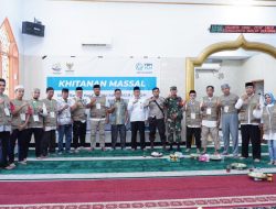 UPZ Baznas Masjid Nurul Khalifah Samata Khitanan Massal untuk Warga Kurang Mampu