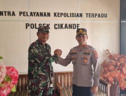 Danramil 0602-19/Cikande Sambangi Polsek Cikande Kuatkan Sinergitas TNI-Polri