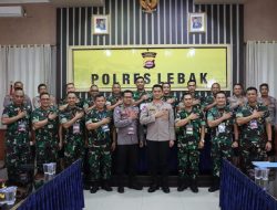 Polres Lebak Menerima Kunjungan Pasis Dikreg LXII Seskoad T.A. 2022