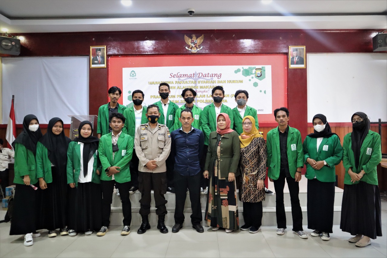 107 Mahasiswa FSH UIN Alauddin Makassar Akan PPL di Polres Gowa dan Polsek