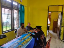 Kanit Intel Polsek warunggunung Polres Lebak giat Sowan dan Silahturahmi dengan kepala Desa Jagabaya