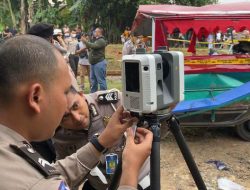 Ditlantas Polda Banten Turunkan Tim TAA Untuk Menangani Laka Lantas Kereta Api Tabrak Odong-Odong