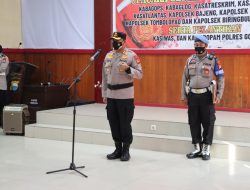 Polres Gowa Gelar Upacara Serah Terima Jabatan Dan Pelantikan Sejumlah Perwira 