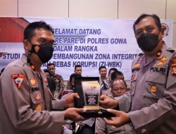 Wakapolres Gowa Terima Kunjungan Study Banding Personel Polres Pare – pare