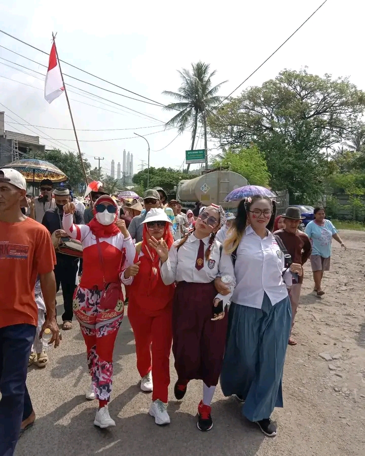 Peringati HUT RI kemerdekan  Masyarakat Kampung Salira Tengah Mengadakan Kompanye