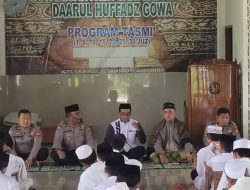 Kasat Binmas Polres Gowa Kunjungi Ponpes Daarul Huffadz, Ini Tujuannya 