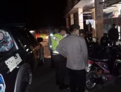 Kapolsek Warunggunung Polres Lebak Pimpin Pelaksanaan Kegiatan Operasi Pekat Maung 2022.