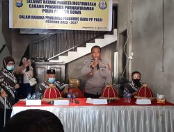 Kasat Binmas Polres Gowa Hadiri Muscab PP Polri Cabang Gowa