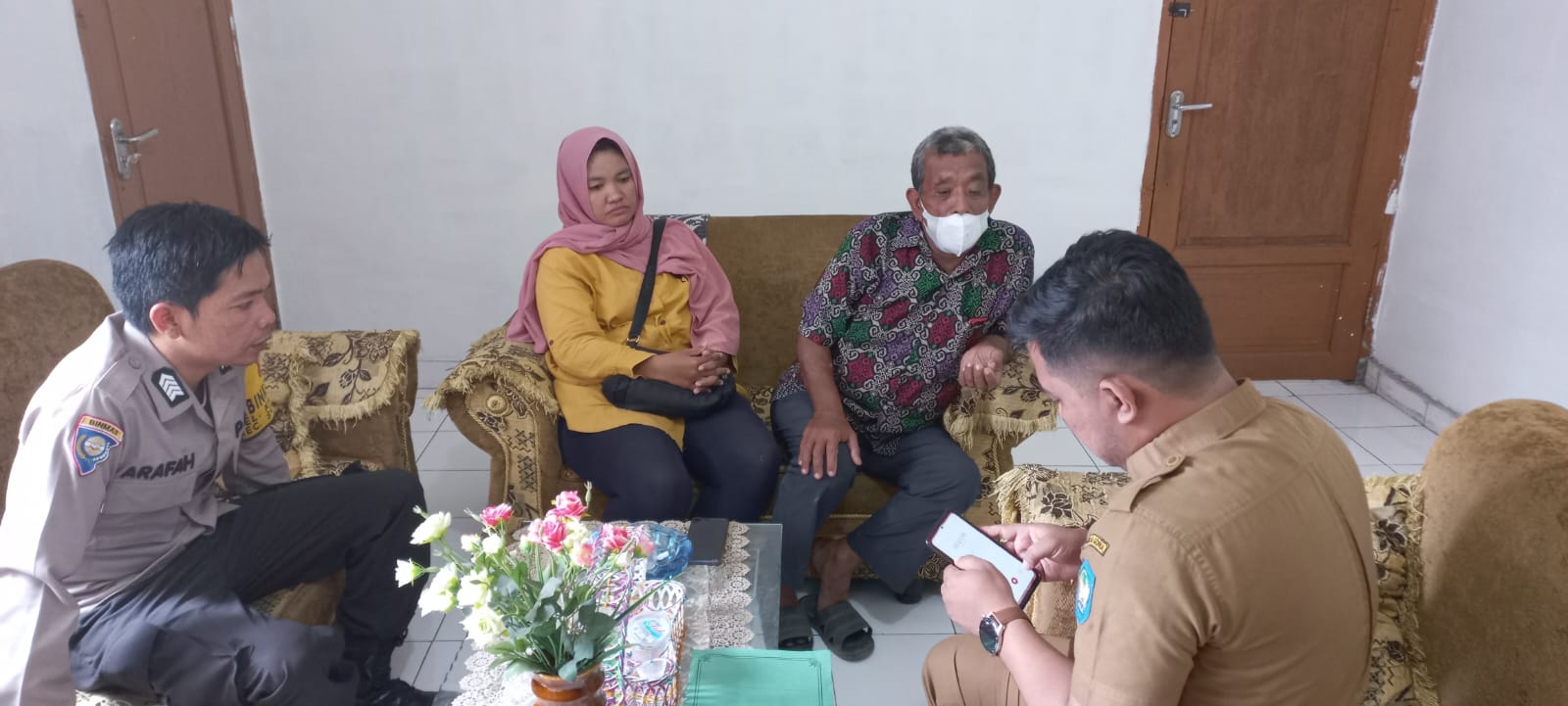 Penguatan Harkamtibmas Salah Satu Program Kapolri, Ini Yang Dilakukan Oleh Para Bhabinkamtibmas Polsek Somba Opu