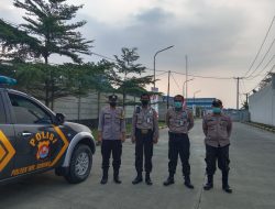 Personil Piket Polsek Warunggunung Melaksanakan Kegiatan Patroli pada saat menjelang Petang diwilayah Hukum Polsek Warunggunung