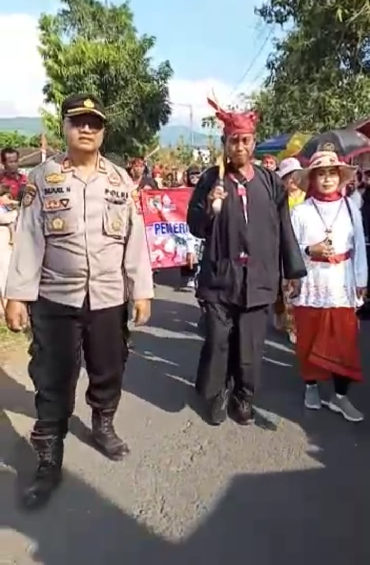 Menyambut HUT kemerdekaan RI Ke 77 Pemdes Mrawan Mengadakan Karnaval Umum Desa.