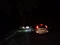 Sangat Memprihatinkan Jalan Raya Desa Sukamaju Tidak Ada Lampu Penerangan Jalan Umum (PJU)