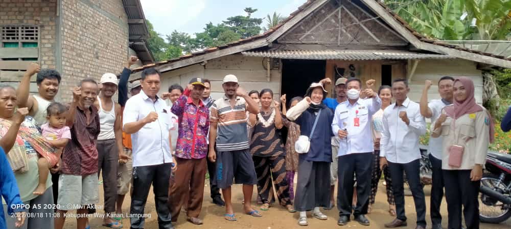 Ir. Maulan Turun langsung adakan penyuluhan PMK,di kampung Argomulyo kecamatan banjit