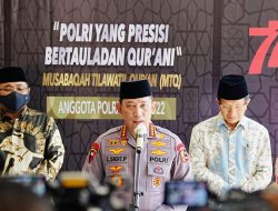 Anugerah MTQ Polri, Kapolri Berharap Terbentuknya SDM Unggul Berakhlak yang Diharapkan Masyarakat 