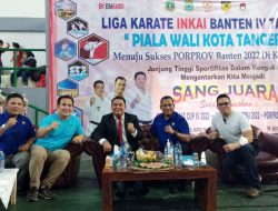 Danramil 0219/Cikande Sekaligus Ketua Umum Inkai Banten Dampingi Walikota Tangerang Buka Kejuaraan Liga Karate Inkai Banten Ke-IV Tahun 2022