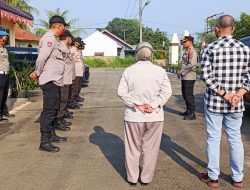 Kapolsek Warunggunung Pimpin Pelaksanaan Apel Pagi