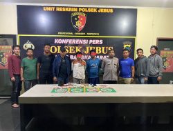 Polsek Jebus Polres Bangka Barat Tangkap Perjudian Jenis Dadu