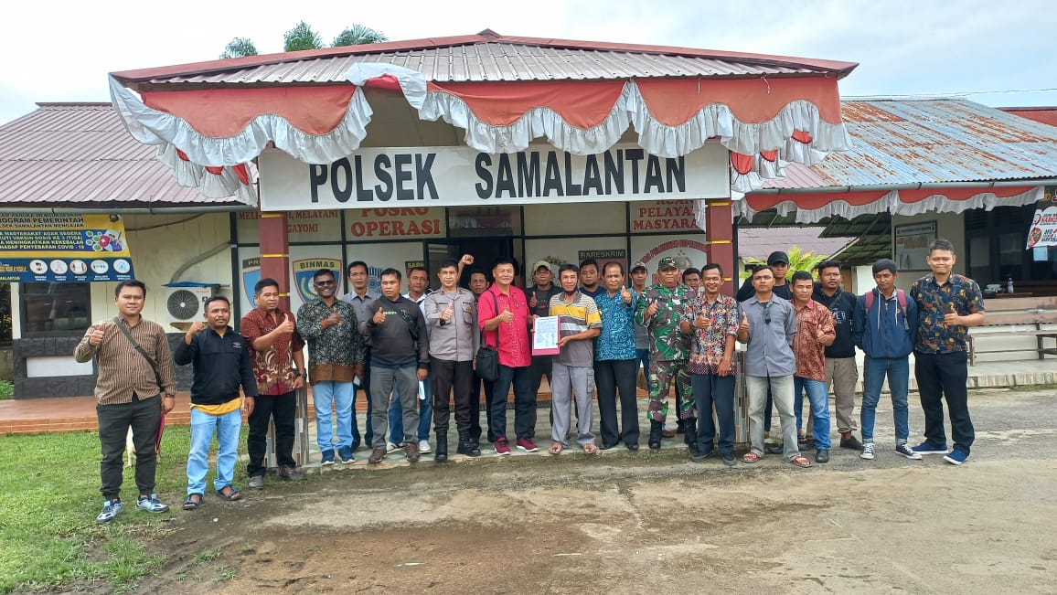 Mediasi Perselisihan Kerja Karyawan Dengan PT. MKI Di Polsek Samalantan