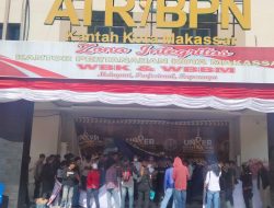 SATUAN KOMANDO BIN PRROJAMIN Sul Sel GERUDUK Kantor BPN Kota Makassar