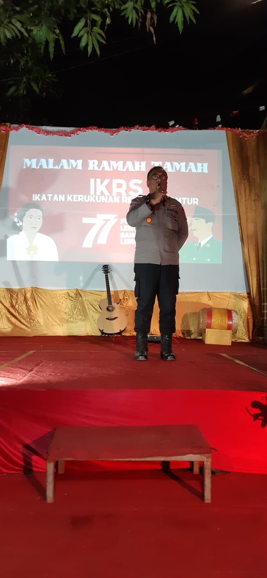 Hadiri Malam Ramah Tamah HUT RI Ke-77 Ini Yang Disampaikan Kasat Binmas Polres Gowa