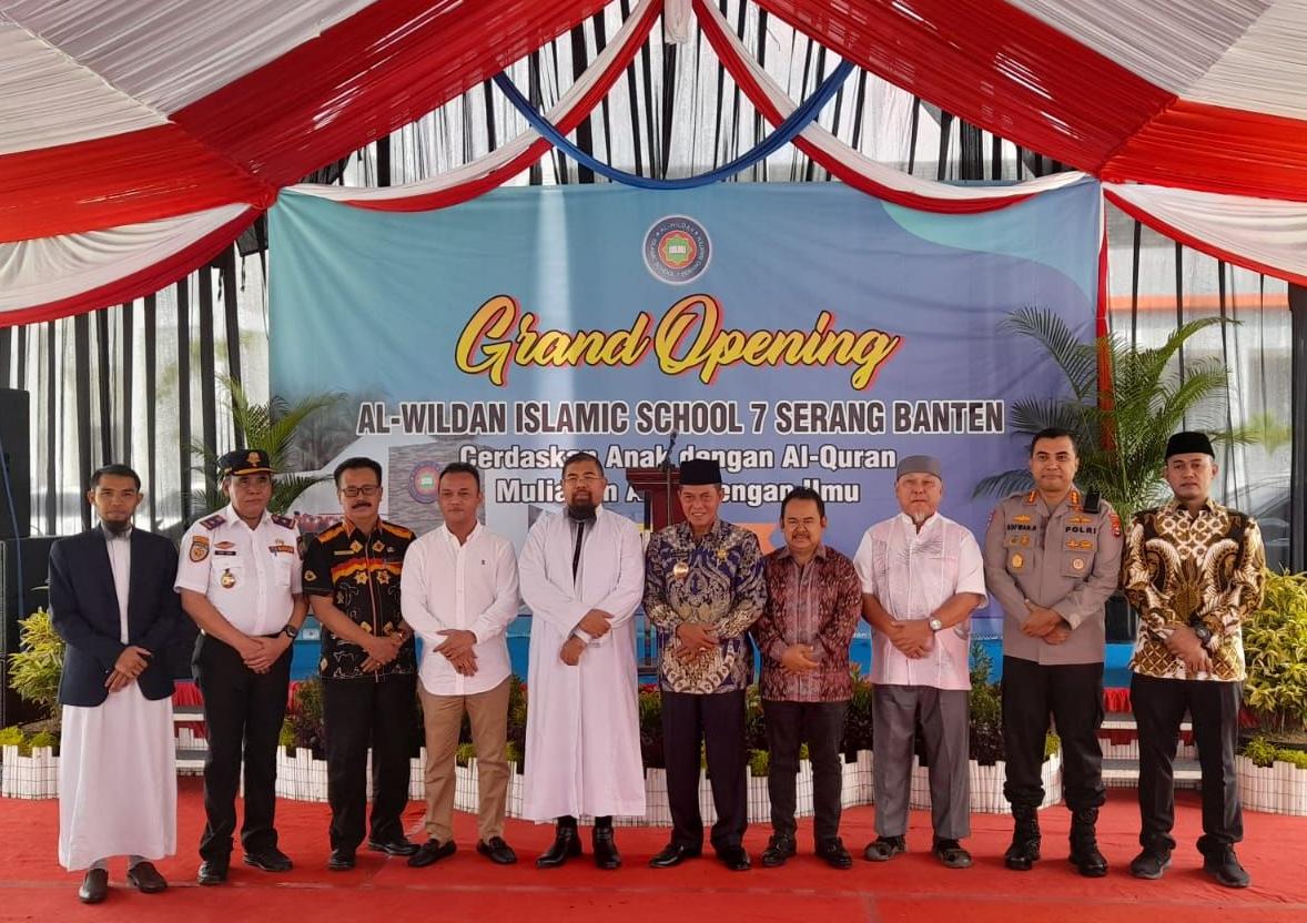 Dirbinmas  Polda Banten Hadiri Grand Opening Al Wildan Islamic School 7 Serang Banten