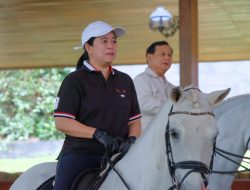 Bertemu di Hambalang, Puan Diajak Naik Kuda Kesayangan Prabowo