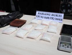 Satnarkoba Polres Gowa Berhasil Amankan 7 Pelaku dan Sabu Seberat 510 Gram