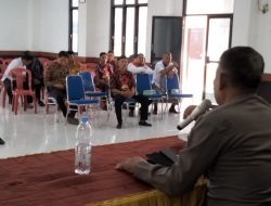 Wujudkan Sitkamtibmas Kondusif dan Bangun Sinergitas, Polsek & Koramil Bersama Pemerintah Kecamatan Pallangga Gelar FGD