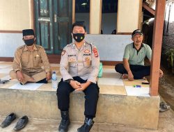 Menjaga sinergitas Bhabinkamtibmas Polsek warunggunung Polres Lebak giat tatap muka dan Silahturahmi