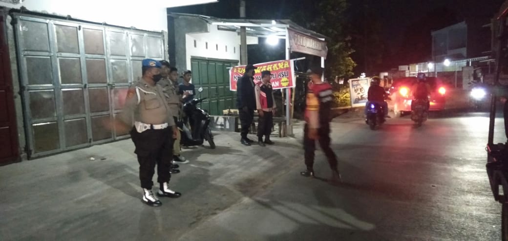 Secara Rutin, Polsek Pallangga Gelar Patroli Cipkon  