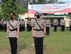 Polres Way Kanan Gelar Upacara Sertijab Kasipropam 